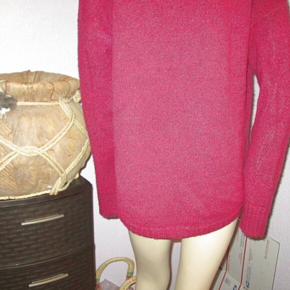 French Connection Women’s Sweater Size M Wool Blend Long Sleeve Turtleneck Nubby - Picture 11 of 12